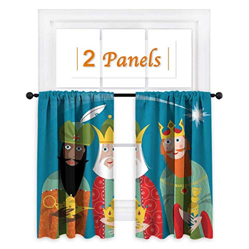 3 Blackout Shades Wise Drapes for Sliding Glass Doors Men 55" W x