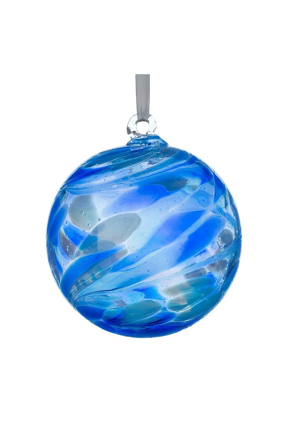 Sienna Glass Blue Angel Orb – Archangel Zadkiel With Lapis Lazuli | Handcrafted Glass Ornament | Unique Spiritual Gift For Memory, Divine Healing & Wisdom | Thoughtful Home Decor For Special Occasions