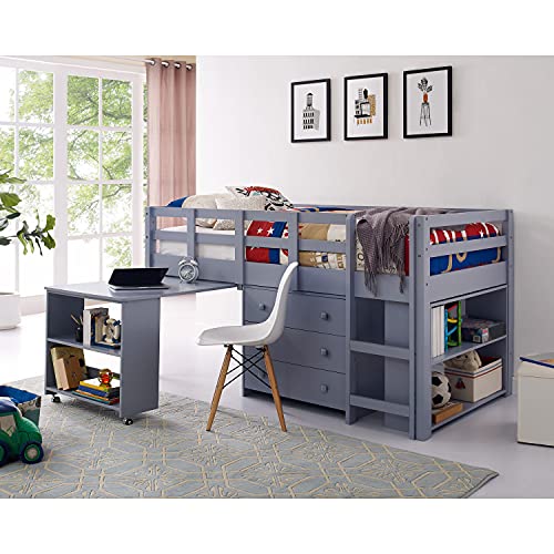 Naomi Home Low Study Loft Bed