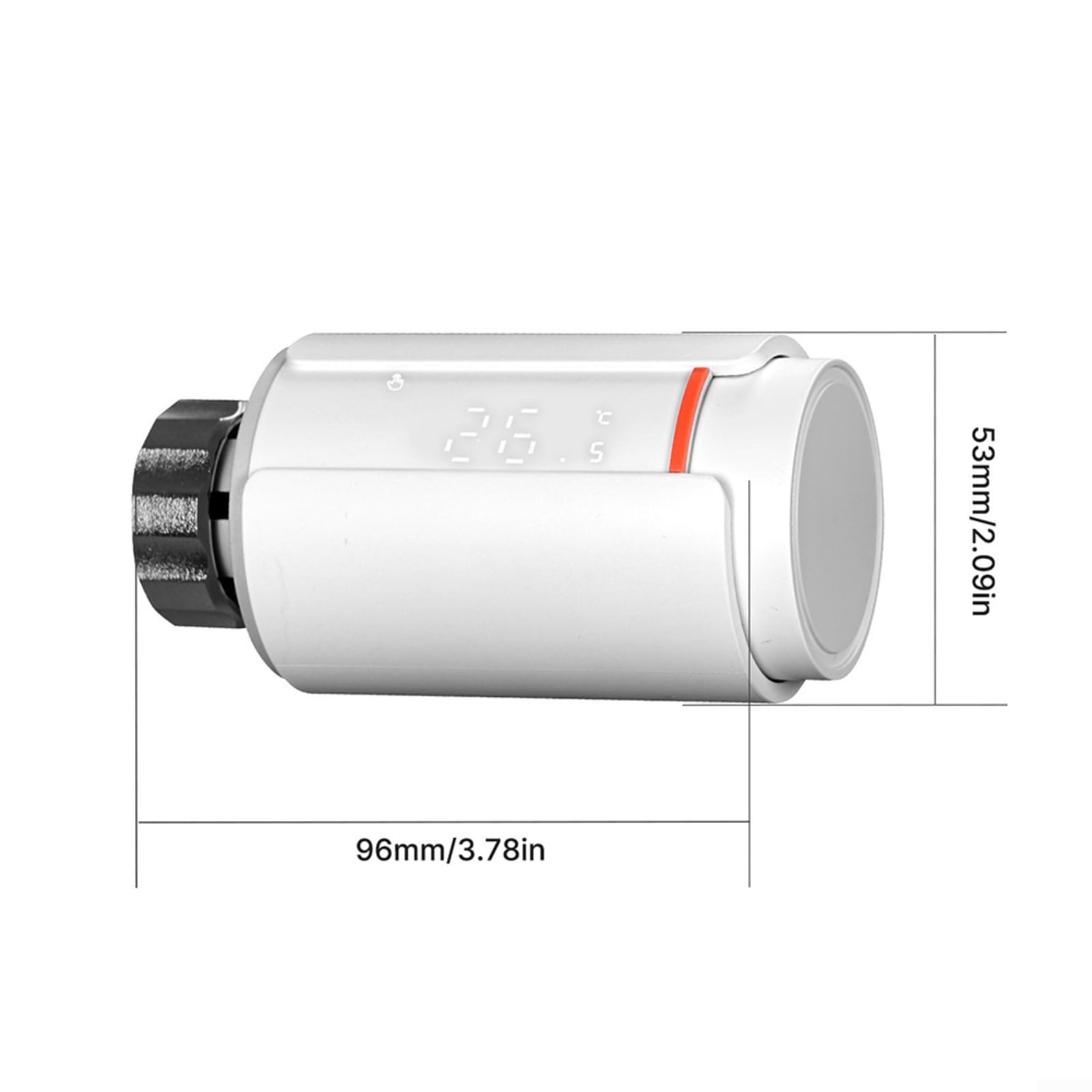 Valvola termostatica per termosifone, regolatore di riscaldamento programmabile, con display LCD, per risparmio energetico domestico, in tempo reale e app