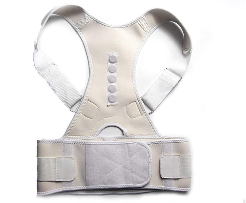 Correttore posturale Magnetico Regolabile, tutore per la Schiena, Cintura per la Schiena, Supporto Lombare, correttore Dritto per Uomo e Donna S-XXL