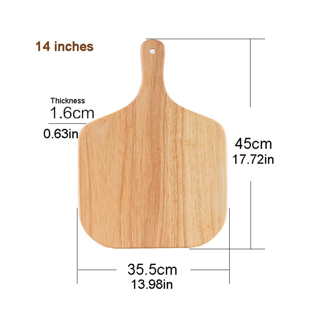 eexbz Tray Multifunctional Tray Pizza Tray Steak Plate Western Food Serving Plate with Handle Tray for Pasta, Steak, Pizza Serving Trays(14inch)