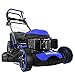Produktbild DENQBAR Benzin-Rasenmäher DQ-R51, 7-in-1, 51 cm Schnittbreite, Mulcher, Mäher, Radantrieb mit GT Getriebe, Grasfangkorb 65 L, Schnitthöhe 25-75 mm, blau-schwarz, 41 kg