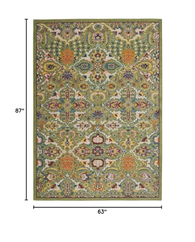Tapete decorativo Nourison Sage Ivory 5'3" x 7'3" miniatura 3