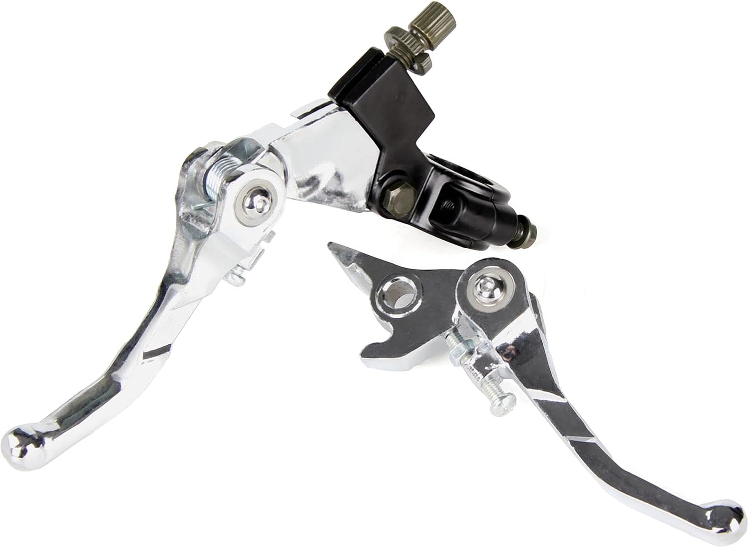 7/8" Dirt Bike Throttle Handle Grips, 50cc 110 125 150 Pit Bike (Throttle + Cable + Clutch Lever + Brake Lever + Switch + Grips) for 22mm Handle Bar
