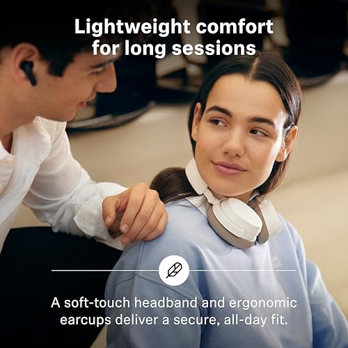 Image of Sennheiser ACCENTUM Wireless Bluetooth Headphones Noise Cancelling - Up to 50HR Playtime, Hybrid Noise Cancelling (ANC), All-Day Comfort, Bluetooth Over Ear Headphones for School, Traveling, Black