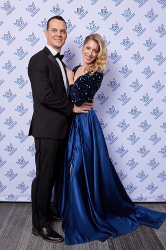 Long Sleeve Prom Dress Sparkly Sequin V Neck Satin A-Line Ball Gowns for Women Formal Evening Dresses with Pockets Slit3