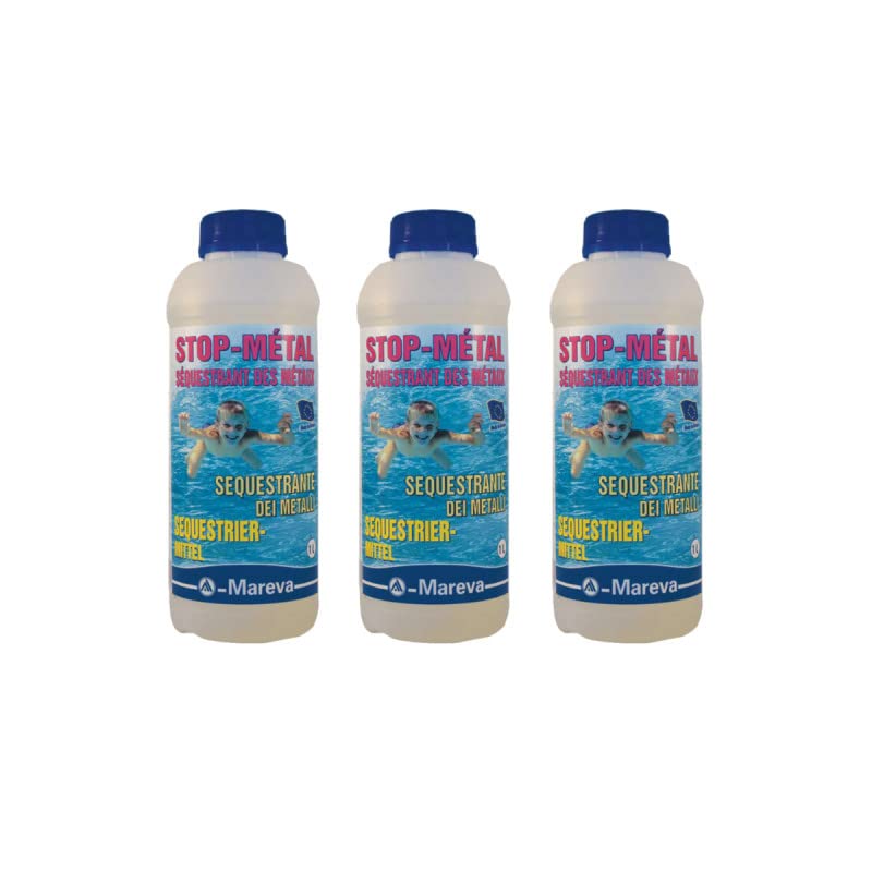 Mareva Lot de 3 Stop-Metals 1 L - 150070Ux3