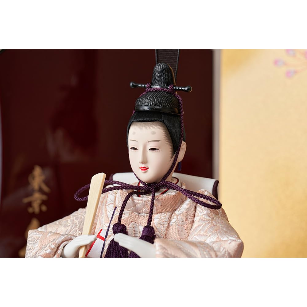Amazon | 久月official 雛人形 親王収納飾り 銘木シリーズ 栃 73HR-S51