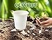 CCWOFF 300PCS 3 OZ Bathroom Cups 100% Compostable Biodegradable Eco Friendly Cups Small Cups Disposable Mini Mouthwash Cups for Bath Rinse Cup Shot Disposable Cups for Drinking Washing Cups 7
