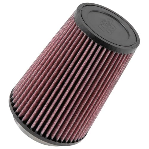 K&N High-Flow Original Lifetime Universal Clamp-On Air Filter: High Performance, Premium: Flange Diameter: 3.3125 In, Filter Height: 6.5 In, Flange Length: 0.625 In, Shape: Round Tapered, RU-2710
