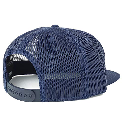 Image of Armycrew Oversize XXL Blank Flatbill Mesh Snapback Cap