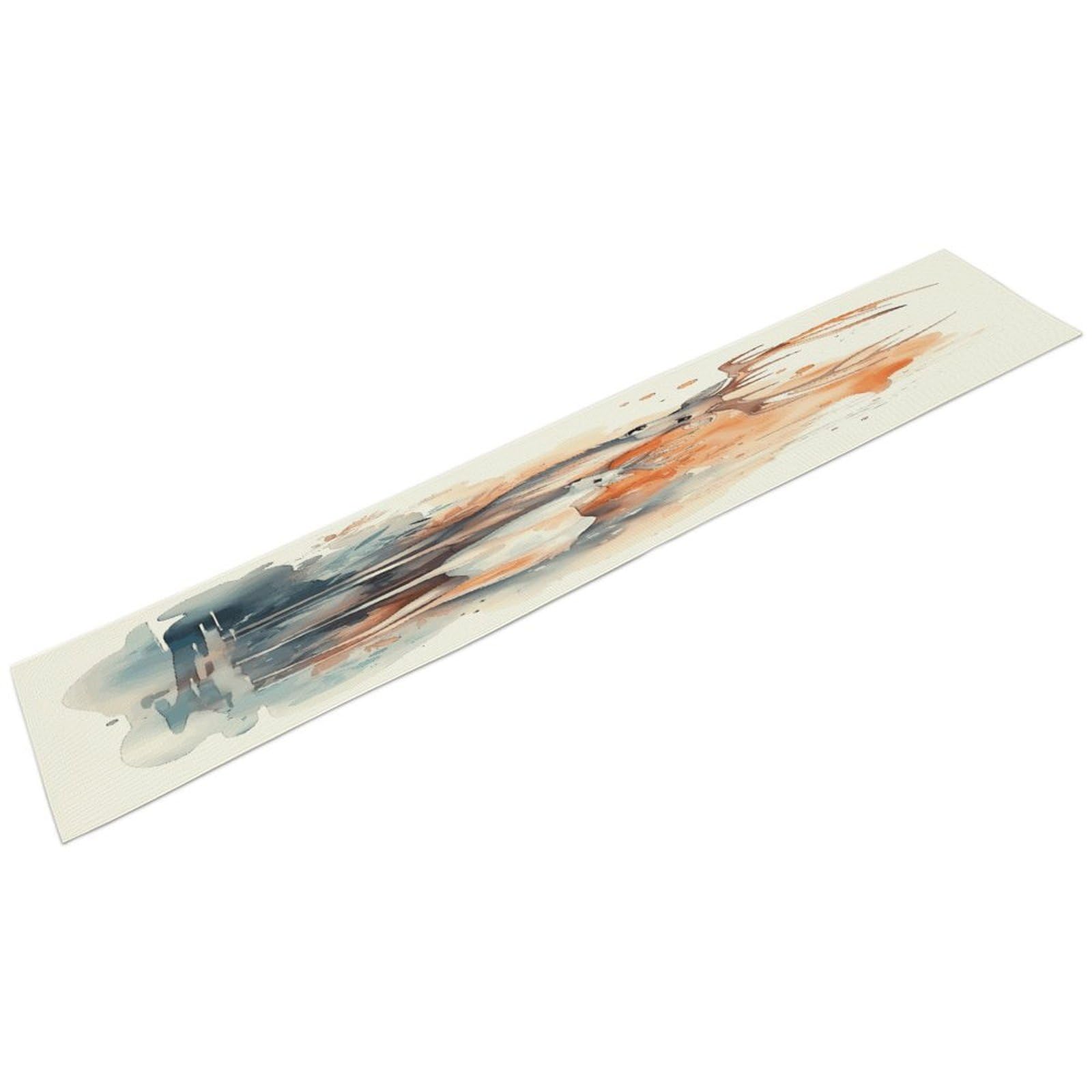 Btcowzrv Style Hand Drawn Deer Linen Table Runner 72.4 Inches Long, Machine Washable Table Runner For Party Kitchen Dining Table Coffee Holiday Party Decor, 13.4"X72.4"