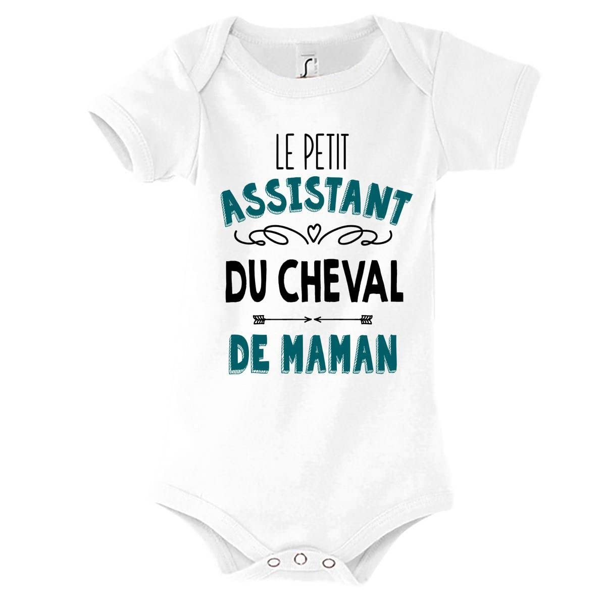 Planetee Body bébé Le Petit Assistant du Cheval de Maman