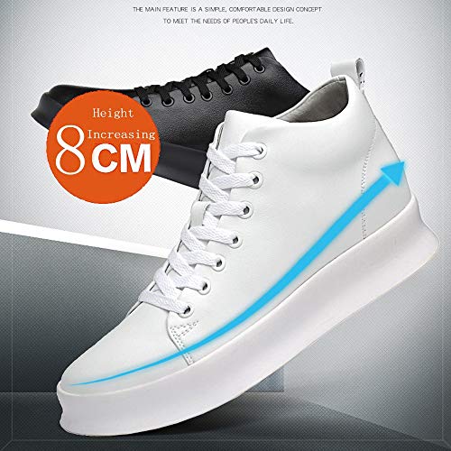 Battle Men Men's 3" (8cm) Taller Elevator Shoes Fashion Sneaker with Invisible Height Increase Insoles4