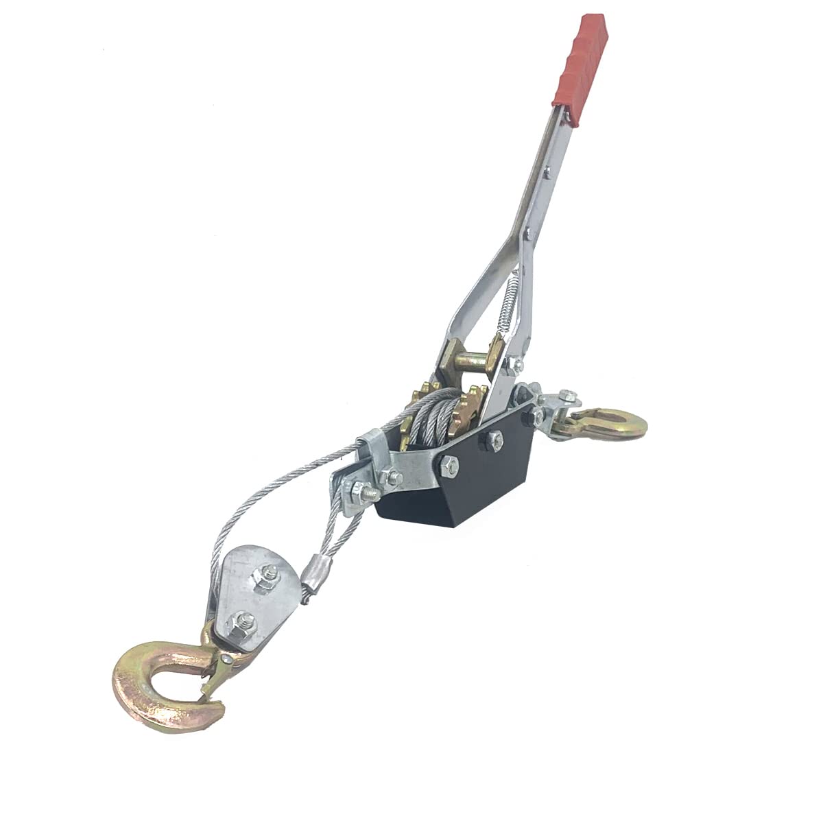 Buy NICCOO 2 Ton Heavy Duty 2 Hook Steel Cable Dual Gear Power Ratchet