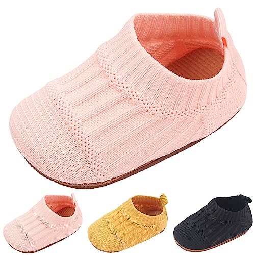 Baby Boys Girls Warm Slipper Elastic Non-Slip Socks Shoes Walking Shoes Toddler Fall Shoes for Infant2