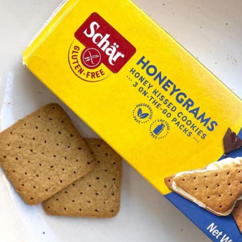 Schar - Honeygrams - Certified Gluten Free - No Gmo's, Lactose, Wheat Or Preservatives - (5.6 Oz) 12 Pack #TOP2