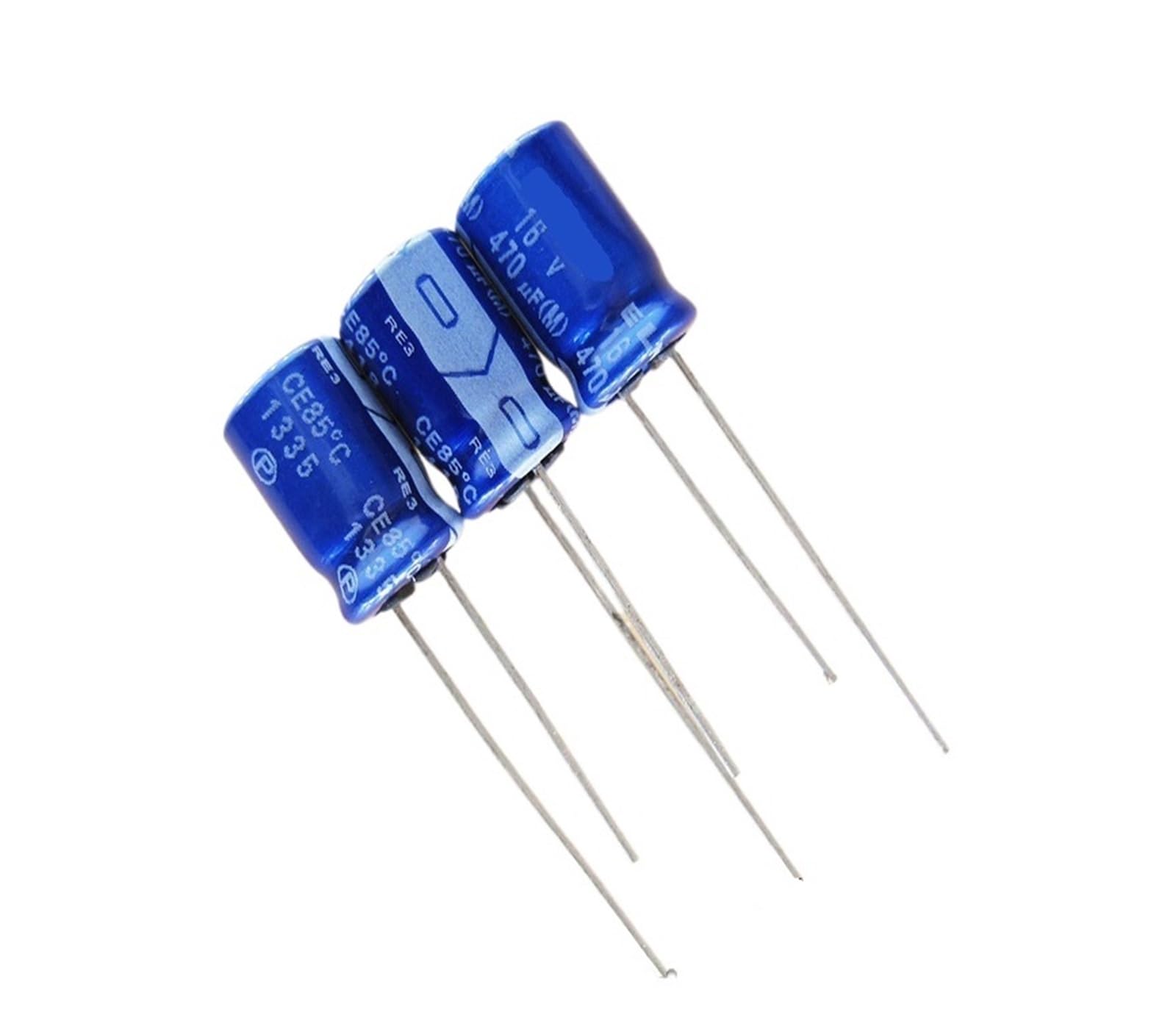 BALYDLUL 30PCS/50PCS RE3 series 470uF/16V electrolytic capacitors(50PCS)