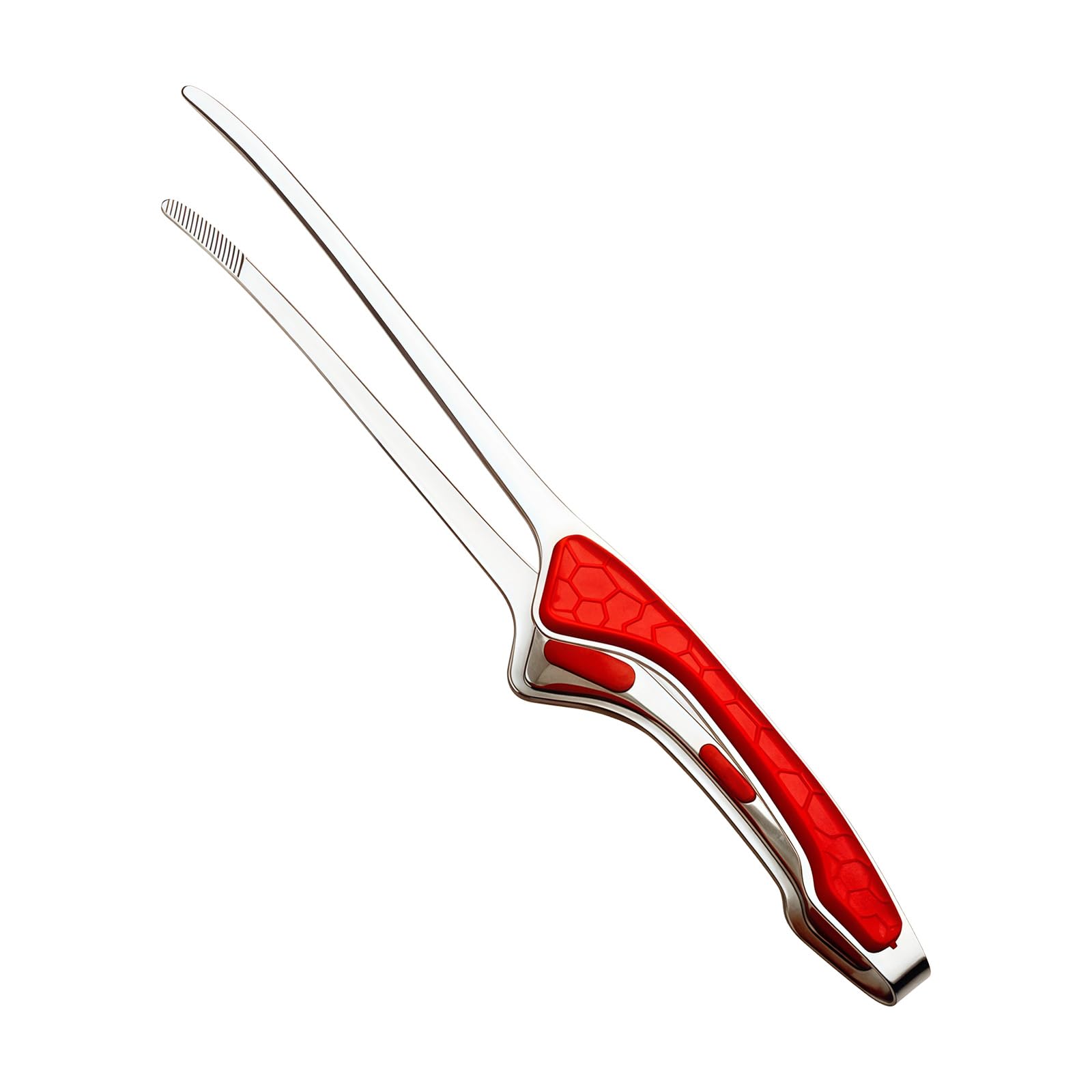 Ekoama Stainless Steels Tongs With Nonslip Silicone Handle For Cooking Grilling And Serving Food Kitchen Gadget