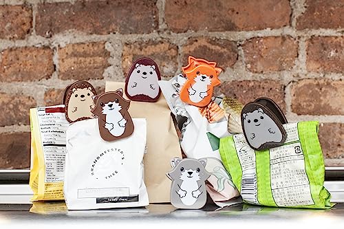 Kikkerland Bags clips - Pinces sacs woodland-lot de 6 – vue 2