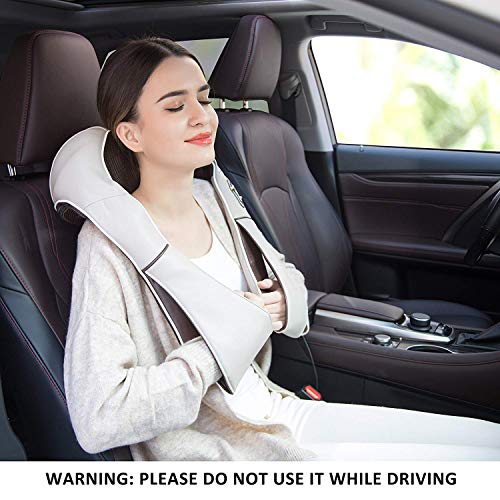 Shiatsu Neck and Shoulder Massager with Heat Massage Pillow Deep Kneading for Back Legs Neck Shiatsu Neck and Shoulder Massager with Heat Massage Pillow Deep Kneading for Back Legs Neck