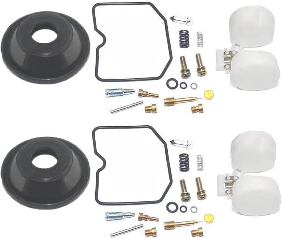 Compatible with KLE400 KLE500 Motorcycle Models 1991 2007 Carburetor Repair Kit Plunger Diaphragm Parts Vacuum Membrane Aftermarket Replacement(6)