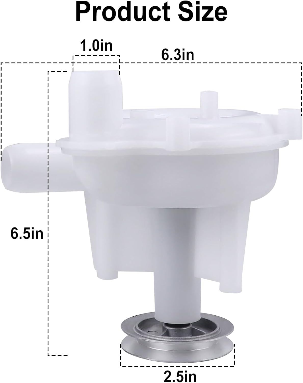 202203 Washer Drain Pump Compatible with Whirl-pool May-tag Kitchen-Aid Ken-more Washers Replaces 202203, 202540, AP4372888 PS2347234,6-2022030,WP6-2022030