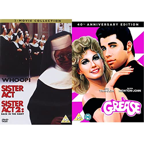 Image of Sister Act 1/Sister Act 2 [DVD] & Grease 40th Anniversary (DVD) [2018]
