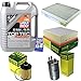 Produktbild QR-PARTS 69386806 Filter Set Inspektionspaket 5 Liter Motoröl Top Tec 4200 5W-30 MANN-FILTER Innenraumfilter Kraftstofffilter Luftfilter Ölfilter