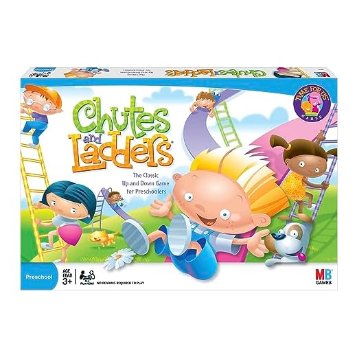 Chutes and Ladders Board Game for 2 to 4 Players Kids Ages 3 and Up (Amazon Exclusive)