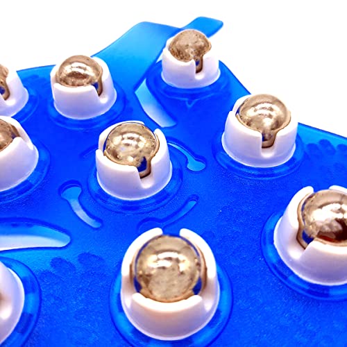 Luva p/ Auto Massagem ativar circulação Drenagem Celulite Massageador Corporal Relaxamento