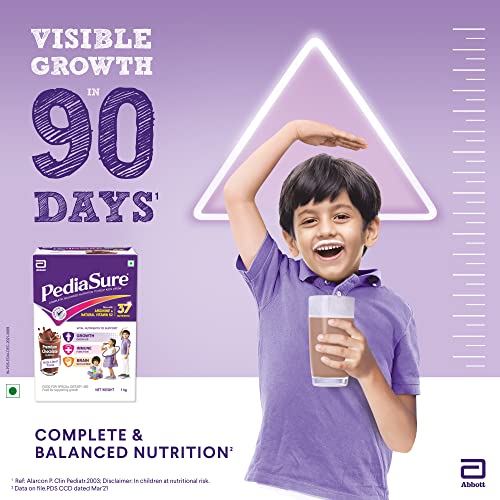 Pediasure-Health-and-Nutrition-Drink-Powder-1kg-Premium-Chocolate-Flavour-Complete-Balanced-Nutrition-for-Kids-Growth-Supports-Weight-Height-Gain-Immune-Function-Brain-Development-Value-pack