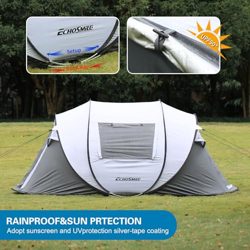 Carpa instantánea para camping 4-6 personas pop-up impermeable miniatura 4