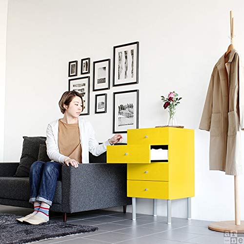 Amazon｜arne チェスト タンス 女子 4段 木製 完成品 幅40 リビング