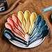 Evanda Soup Spoon, ECO Friendly Dinner Spoon,Made of Food Grade PP, BPA Free,Easy Clean,Dishwasher Safe Set of 12(Mix Color)