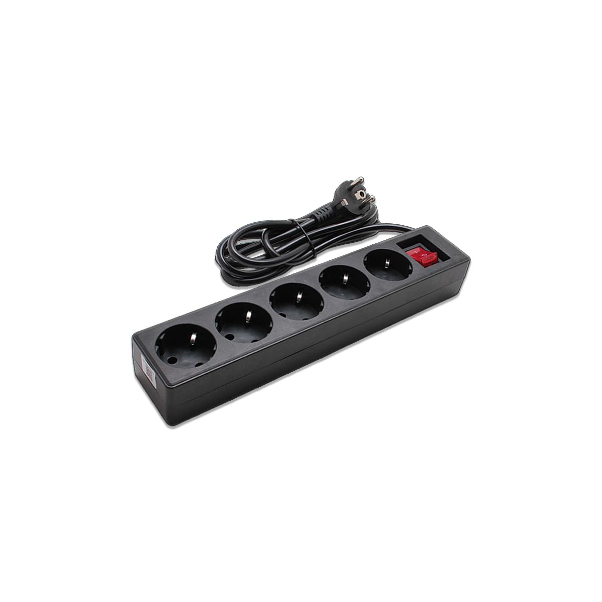 Multiprise Noire Caméra Cachée HD 1080P WiFi Vision Détection de Mouvement Écoute à Distance Mémoire 128Go Incluse