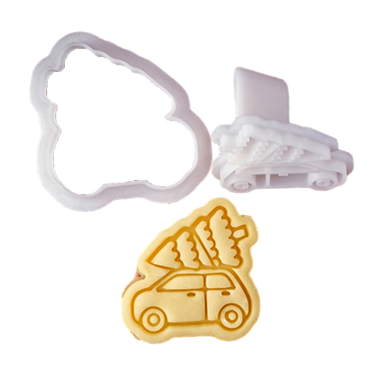 MALSSE Biscuit Molds Cookie Embossing Christmas Patterned Cookie Baking Tools Baking Accessories Mold