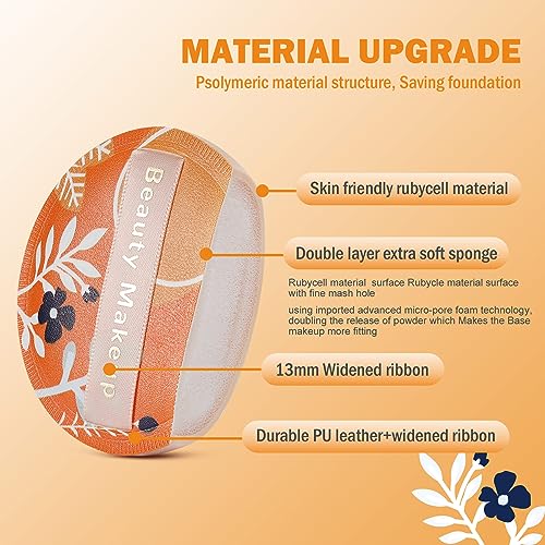 CORNERIA Large Makeup Sponge 1PCS, Super Soft Makeup Beauty Blender Quickly apply makeup in 3s - Image 3