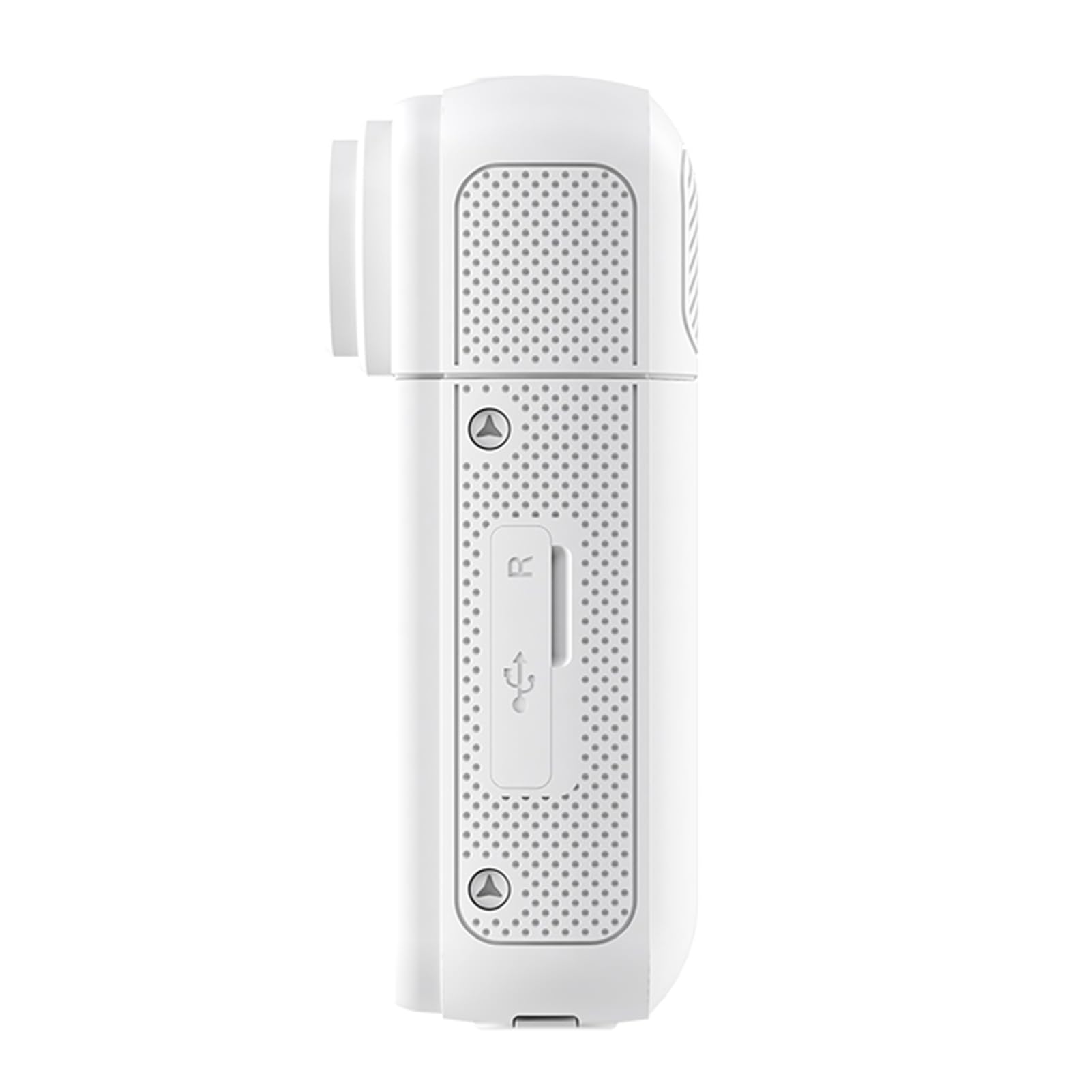 Generic Kamer Hełm, Kamera Kciuka Kompaktowa 2,7K Rejestracja Rejestracji POV System Magnetyczny IPS Ekran HD 350MAH Li Jonowy Motocykl Akumulatora (WHITE)