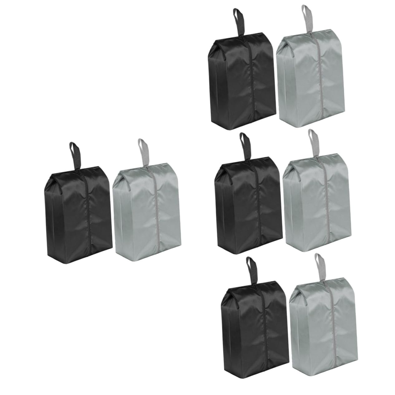 4 Juegos De Bolsas De Tela Oxford para Guardar Zapatos para Viaje con Cierre De Cremallera Gran Capacidad 2 Unidades X 4