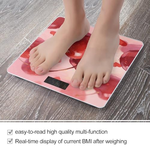 Báscula digital para baño con pantalla LED y vidrio templado miniatura 5