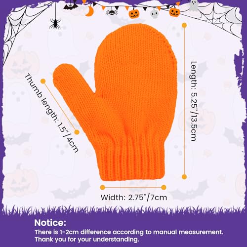 American Trends Toddler Mittens Kids Soft Knitted Winter Gloves Warm Thick Cold Protection Gloves for Baby Boys Girls3