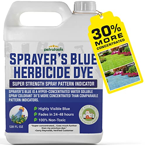 PetraTools Blue Lawn Dye Super Strength Concentrate 3X More Than Others