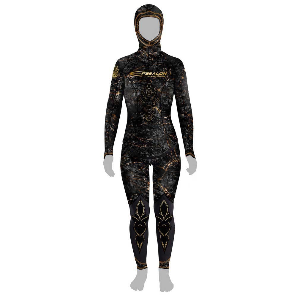 EPSEALON Lotus Femme Néoprène Pantalons 5 mm Women Combinaison Chasse sous-Marine plongée pêche apnée apnea Freediving Spearfishing Wetsuit Jacket