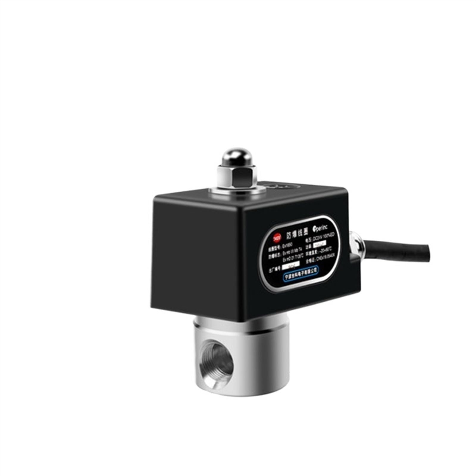 3/8 Inch Normally Closed Stainless Steel Solenoid Valve Explosion Proof Coal Chemical Water Valve Natural Gas Mine(24VAC)