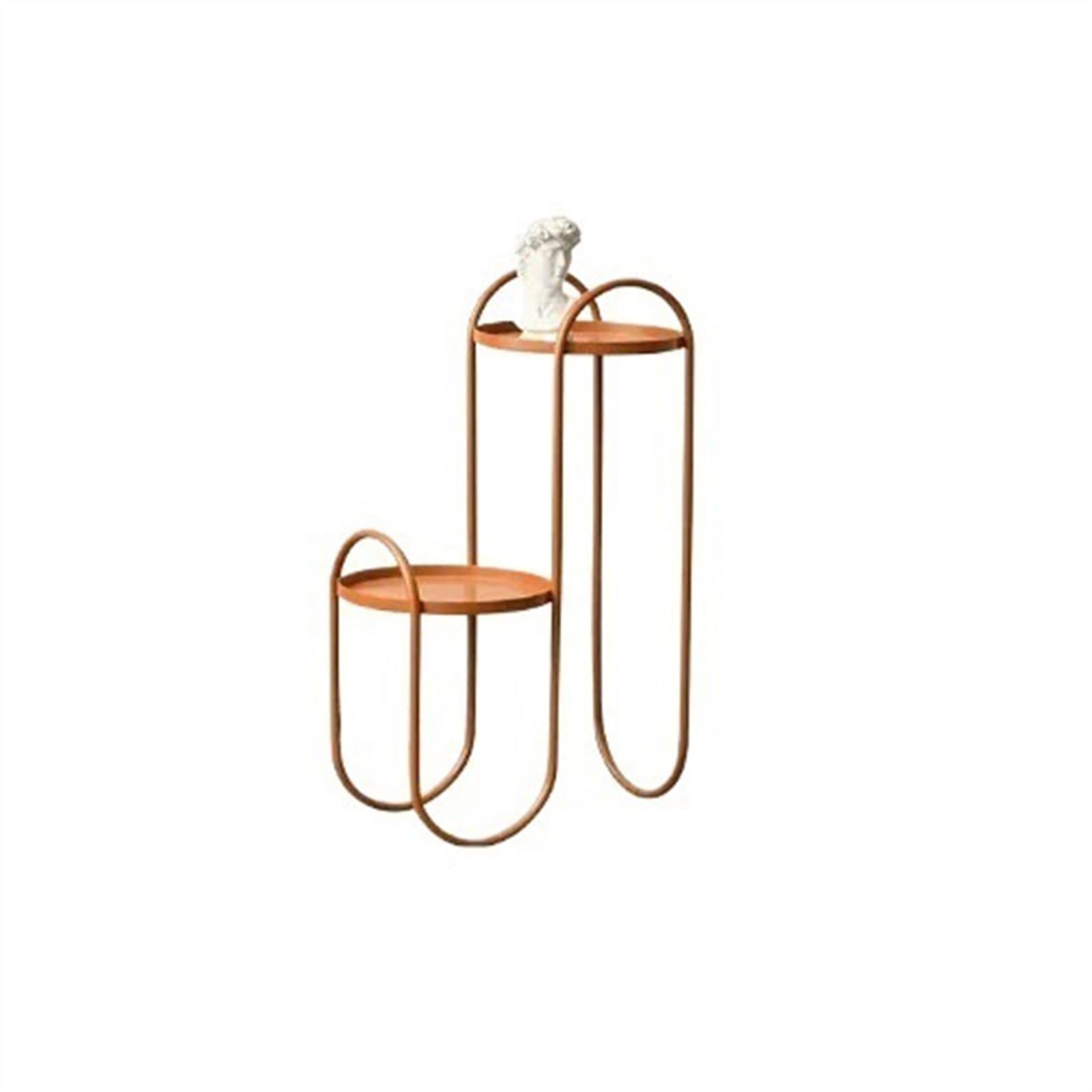 Gv8pA5fj7b Corner flower rack Nordic Iron Flower Pot Stand Height Adjustable Balcony Pots Shelves Living Room Green Plant Rack(Orange-red)
