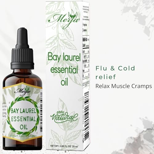 Aceite Esencial Natural de Laurel Merja, 0.68 fl oz, Pack x2 miniatura 2