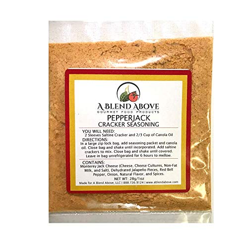 A Spice Above Dips, Spreads, and Dressing Mixed Seasonings Party Packets, A Blend Above, 3 Pack (Pepperjack Cracker Seasoning)