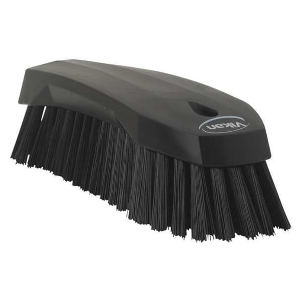 Hand Brush L, 200 mm, Hard, Black